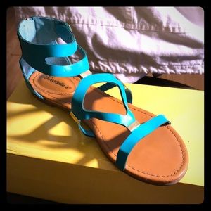 Beautiful Teal Sandals